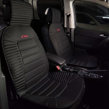 Volkswagen Passat B7 Trendline Oto Koltuk Minderi Ön 2'li Set Siyah Bumerang Serisi Şhn