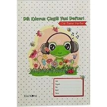 Çınar A5 Dik 40 Yp Çizgili Defter 24013-kurbağa