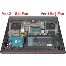 Dell Inspiron 15 Gaming 7567 Fan V2 Sol Fan