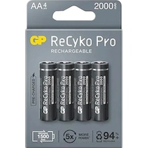 Gp Recyko Pro Aa 2000 Mah Şarjlı 4'lü Pil