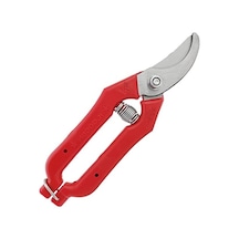 Eğri Uçlu Narenciye Budama Makası, 18.5 Cm Kırmızı Renk Seçeneği