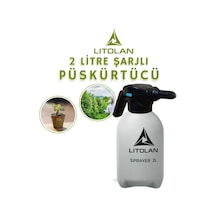 Litolan Zirai İlaçlama Pompası Şarjlı 2 L Siyah