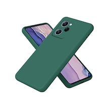 Poco X5 Pro 5g Nano İçi Kadife Silikon - Koyu Yeşil Bz8683140545796
