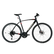 Bisan Trx 8600 Altus Trekking Bisikleti 48 Cm Hd 28" Parlak Siyah Siyah - Kırmızı