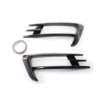 Wezone Volkswagen Golf Mk7 2014-2017 Ön Tampon Faro Çerçeve Decoru, Abs Malzeme, Siyah Renk, Sol Ve Sağ Seti