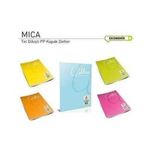 Mica Pp Kapaklı A4 Tel Dikişli 80 Yaprak Çizgili Defter 12'li Paket