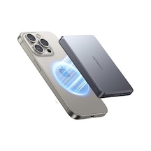 Jr-pbm08 Pro 20w Manyetik Kablosuz Güç Bankası 10000mah Siyah Diğer