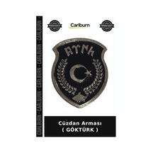 Cüzdan Arması Göktürk Türk Amblemi Tarihi Motif Hediyelik Arma
