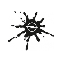 Opel Damla Görünümlü Sticker Damlası Yapıştırma 2 Adet