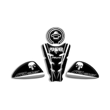 Motosıklet Kaplama R25 Punısher Tasarımlı Tank Pad 2014/2018 02