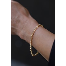 14 Ayar Altın 3 Mm Doch Bileklik Zbm046