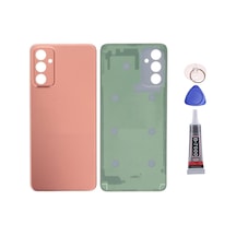 Samsung M23 Gold Uyumlu Arka Kapak Batarya Kapağı Pil Kapağı Yapışkan Ve Sökme Aparatıyla Beraber Full Set Gold