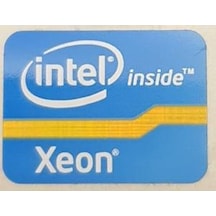 OEM İntel inside Xeon Sticker Etiket D96