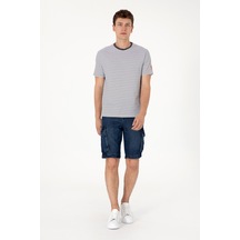 U.s. Polo Assn. Erkek Koyu Mavi Şort Jean 50304389-dn0023 Koyu Mavi