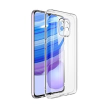 Xiaomi Redmi Note 9 Pro Kılıf Kamera Korumalı Silikon Renksiz Şeffaf