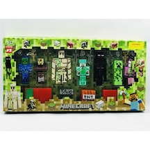 Oyuncak Mınecraft Figürleri Oyuncak 21 Parça Minecraft Figür