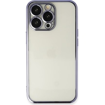 Ilkeshop Newface Apple iPhone Uyumlu 13 Pro Kılıf Razer Lensli Silikon - Mor