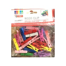 Ahşap Renkli Südor Mini Mandal 3,5cm - 20'li 5 Diğer