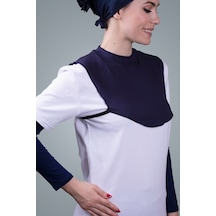 Hürrem Bone Lacivert Tesettür Boyunluk Viskon Kumaş Düz 1003_02 Lacivert Hürrem Bone Lacivert Tesettür Boyunluk Viskon Kumaş Düz 1003_02 Lacivert
