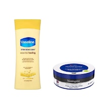Vaseline Losyon + Neutrogena Nemlendirici Krem Kuru Ciltler İçin Yoğun Nem Seti 400 Ml + 200 Ml