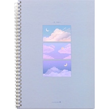 Morning Glory 4500 Çizgili Defter 26x19 Cm Mor 11131-88965