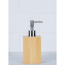Wood Bambu Sıvı Sabunluk - Ahşap Renkli Wood Bambu Sıvı Sabunluk - Ahşap Renkli