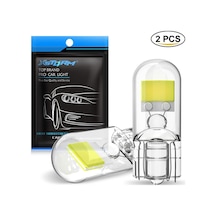 2 Adet Yeni T10 Led Ampul W5w Safir Cob Sürücüsüz Led Kama Ampul 168 194 Led 5w5 Araç İç Dome Süper Parlak 12 V Işık 6000 K Light Blue