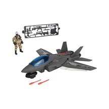 Sesli ve Işıklı Soldier Force Air Askeri Uçak  Hawk Attack Oyun S