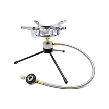 Kampçılar İçin Taşınabilir Katlanır Gazlı Ocak - Çok Amaçlı Üç Ayaklı Portatif Ocak Başlığı Gümüş Gümüş