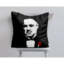 Bk Home Godfather Baba Tasarımlı Beyaz Yastık-20