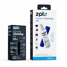 30ml Taşınabilir Temizleme Kiti + 250ml Ekran Temizleme Seti Lcd, Led, Ekran, Laptop, Tablet, Bilgisayar, Televizyon, Cep Telefonu
