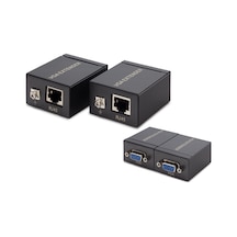 Vga Rj45 Extender Görüntü Aktarim Seti 60 M Hdx1285