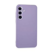 Samsung Uyumlu Galaxy A55 5g Uyumlu Kılıf Nano İçi Kadife Silikon - Lila