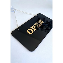 Open/closed Kapı Tabelası Tüm İşletmeler İçin Şık Ve Sade Tasarım Diğer