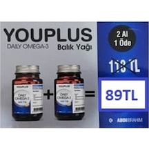 Youplus Daily Omega-3 30 Kapsül - 2 Al 1 Öde Kofre