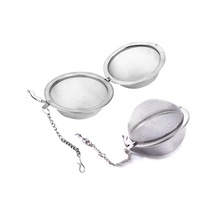 Metal Top Çay Süzgeci,topuz Çay Filtresi,bitki Ve Yeşil Çay İçin Paslanmaz Süzgeç,bardağa Asılabilir Topuz Çay Süzgeci çok renkli