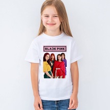 Blackpink Baskılı Unisex Çocuk Tişört T-Shirt Mr-05