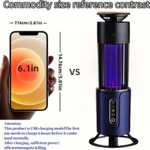 Motion003 Gri Şarj Edilebilir 2si 1 Arada Böcek Kovucu Ve Gece Lambası Ev Ofis İçin