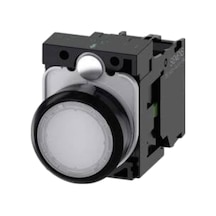 Siemens 3sb6166-0db60-1ba0 - 22mm Led'li Butonlar Metal Beyaz 230v Ac