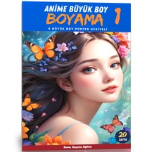 Anime Boyama Kitabı-1 Büyük Boy