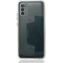 Samsung Galaxy A02s Kılıf Miami Şeffaf Silikon - Şeffaf