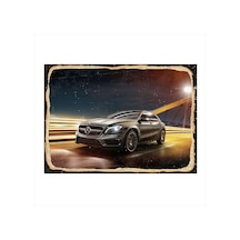 Bedeko Mercedes Araba Tasarım Ahşap Tablo 25 Cm X 35 Cm