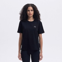 Ellesse Ef426-bk Bisiklet Yaka Kadın T-shirt - Siyah Siyah