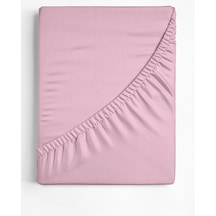 Çift Kişilik Penye Lastikli Çarşaf Pembe 160x200