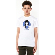 Tshirthane Gintama Anime Kotaro Minimal Beyaz Çocuk Bisikletyaka Tshirt 001