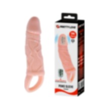Lilitu Shop Pretty Carson 3 CM Dolgu Uzatmalı Titreşimli Penis Kılıfı