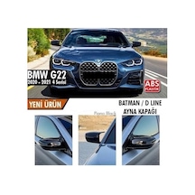 Bmw G22 Batman Yarasa Ayna Kapağı Piano Black / 2020 Ve Sonrası