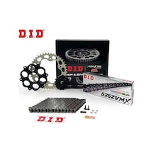 Zincir Dişli Seti Ducatı Evo 848 Cc 2011-2013 / Ducatı / Evo / 848cc / Zincir: Dıd-525zvm-x Çelik -98 / Ön-arka Dişli: Sunstar 15t-39t / 2011-2012-2013