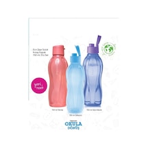 Eco Şişe Suluk 750 Ml 3 Lü Mavi-gece Mavisi-pembe