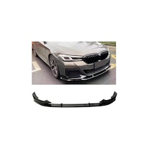 Bmw 5.seri G30 Uyumlu Plastik Parlak Siyah Ön Lip-ek